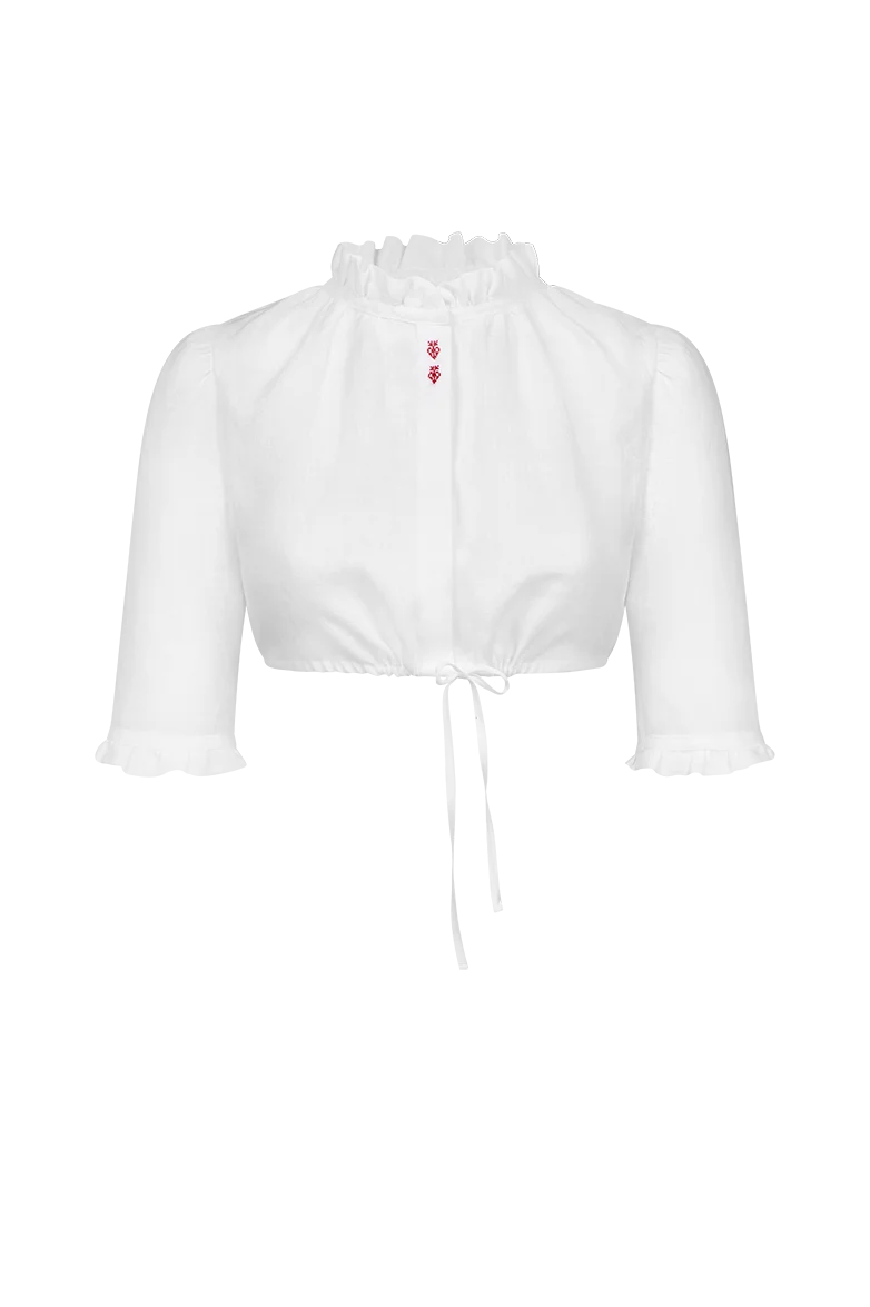 Monogramm-Dirndlbluse