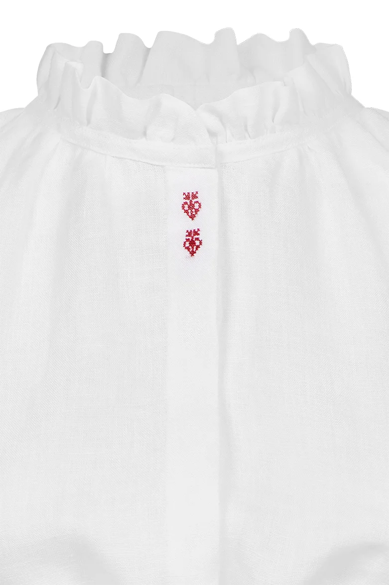 Monogramm-Dirndlbluse