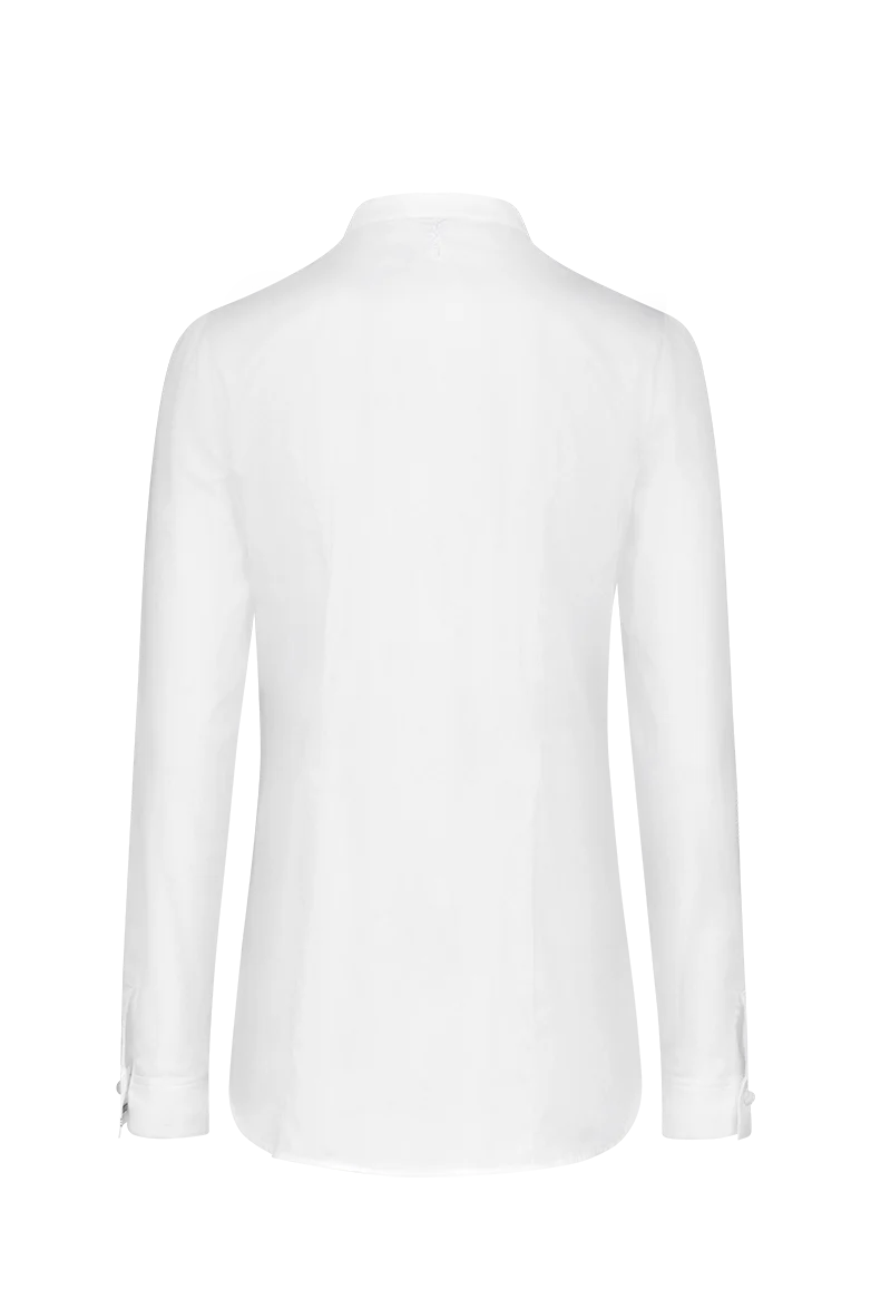 Plastron-Bluse