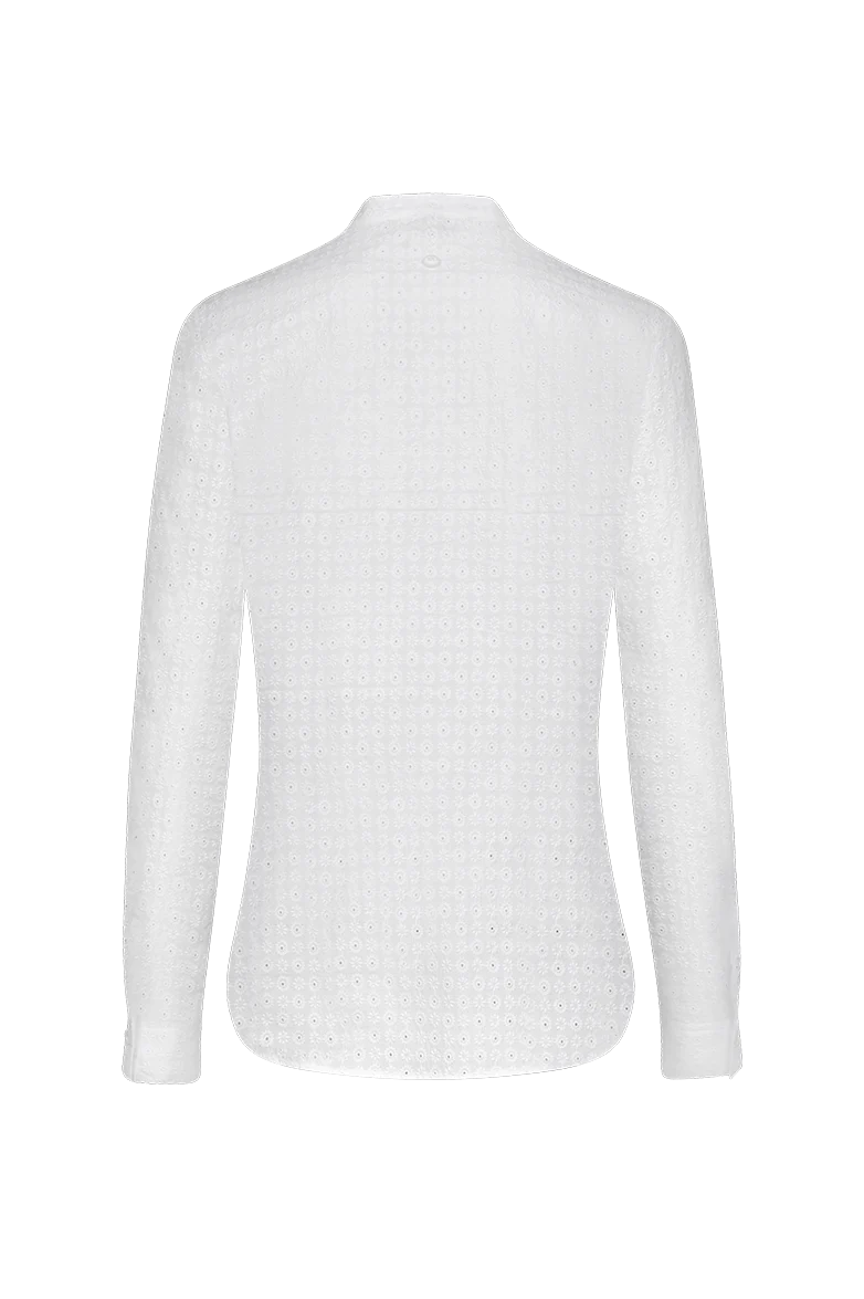 Lochstich-Bluse
