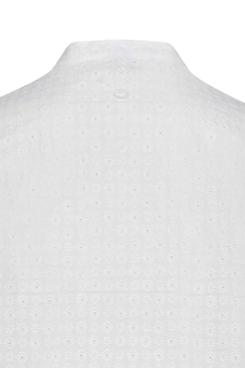 Lochstich-Bluse
