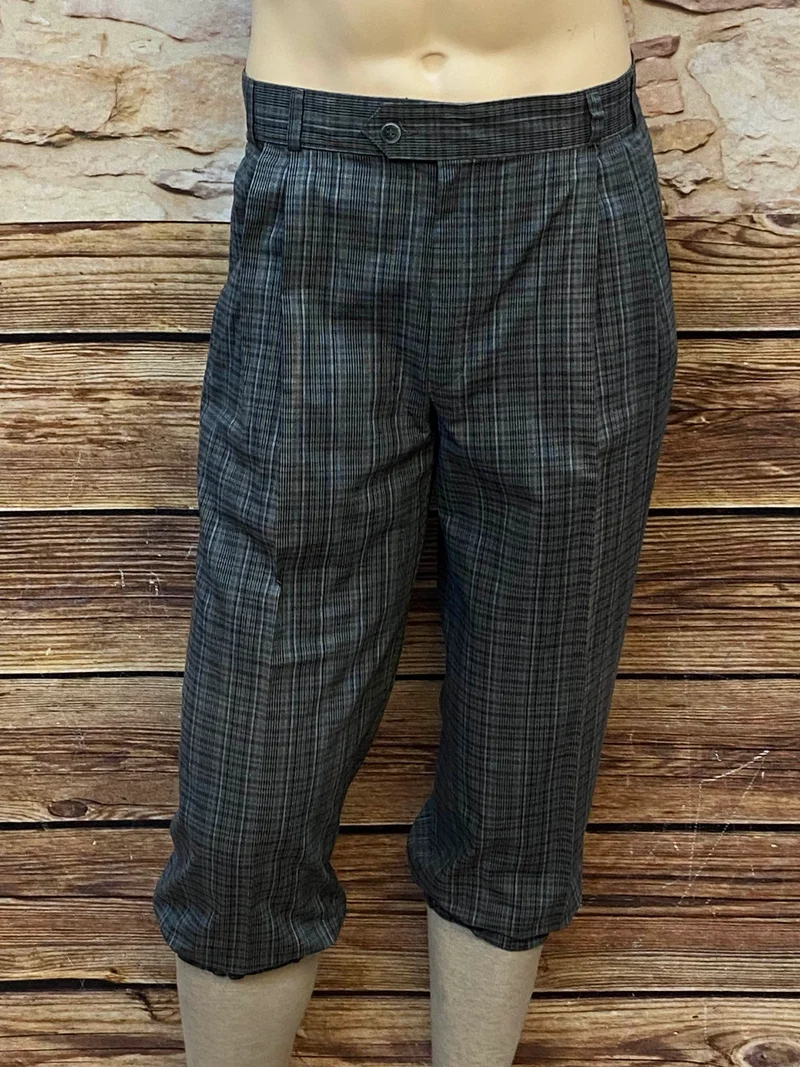 Knickerbocker - Vintage-Hose Kariert – Gr. 48 (Bund 85 cm)