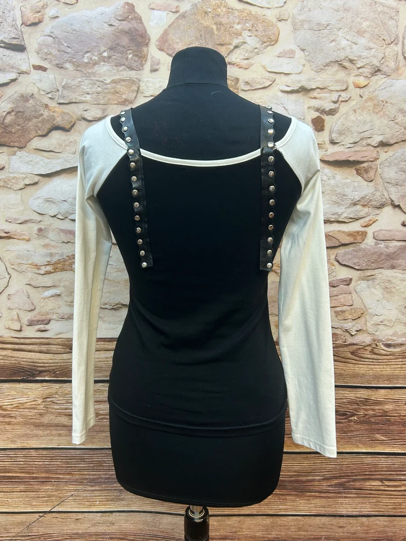KISS FASHION Oberteil „Skull & Flames“ – Gr. S
