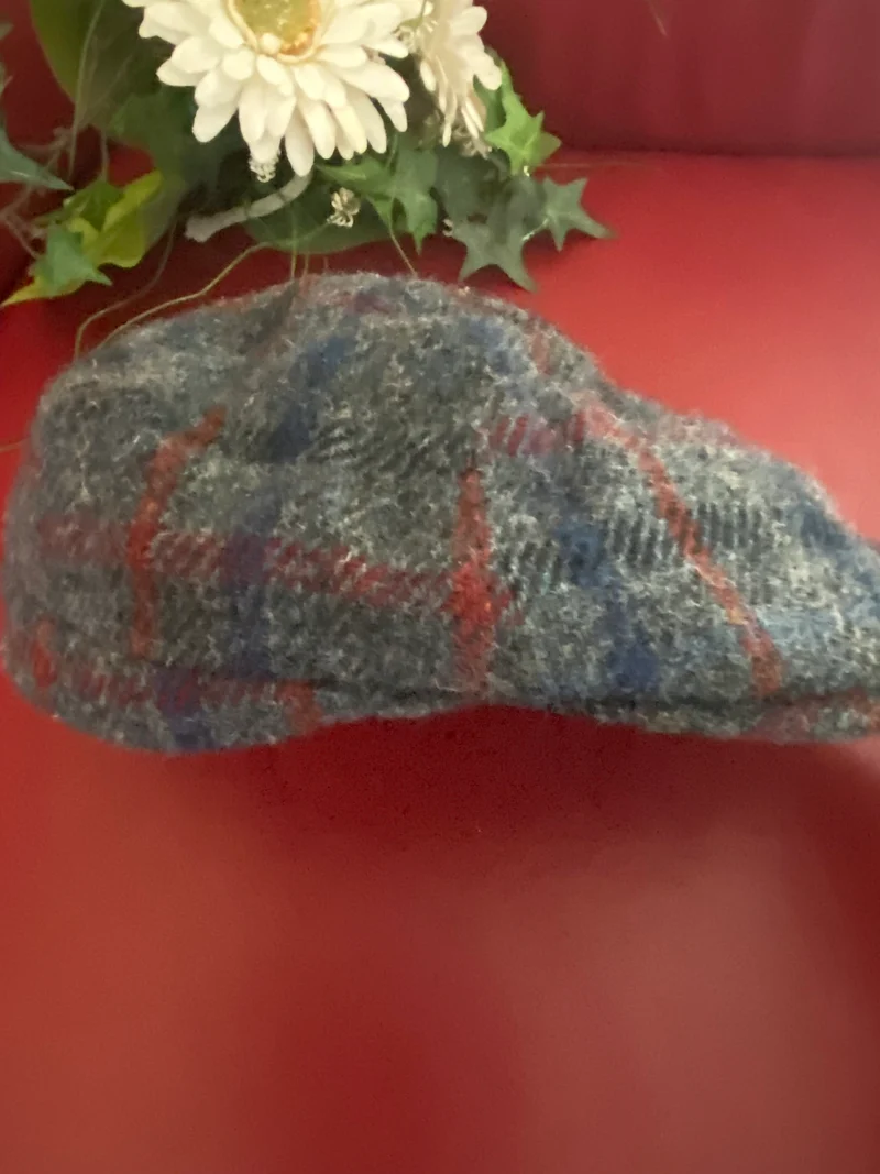 Harris Tweed Schiebermütze – Gr. 58