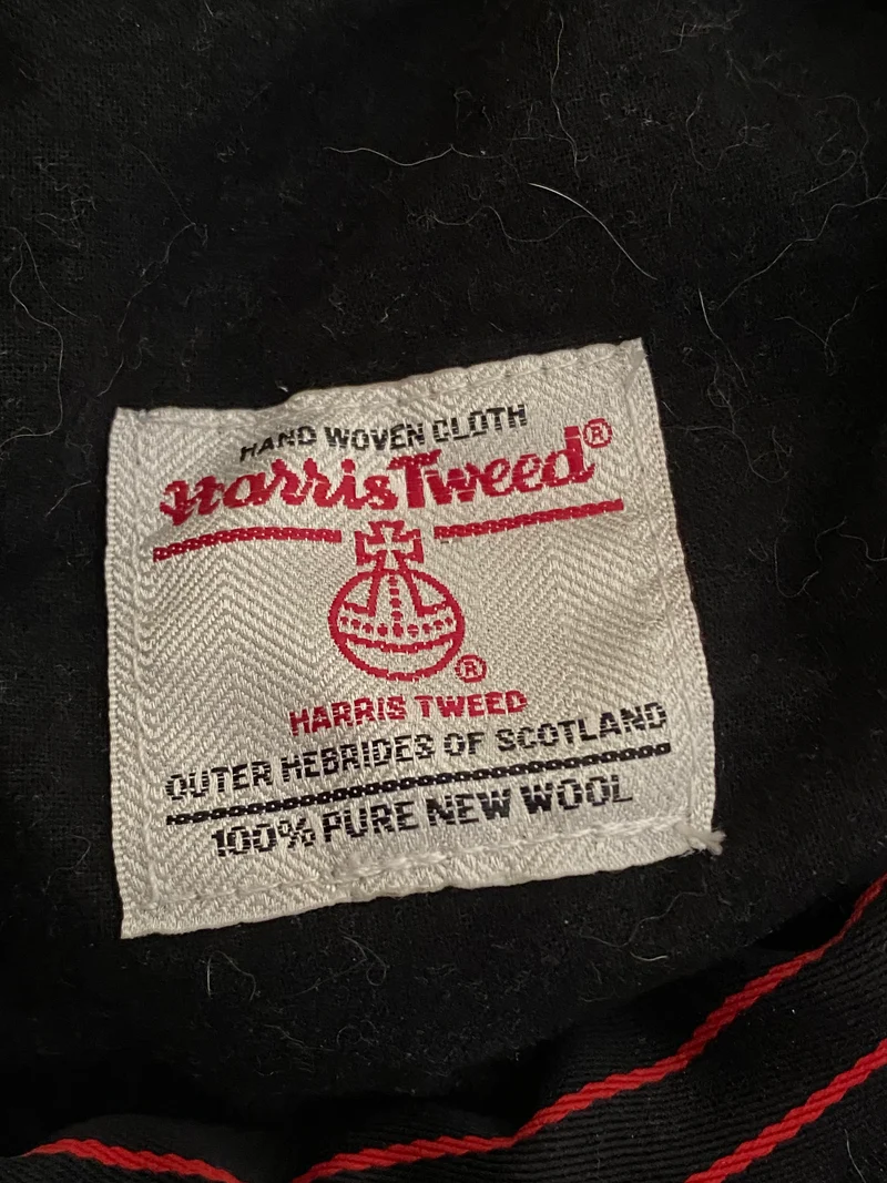 Harris Tweed Schiebermütze – Gr. 58