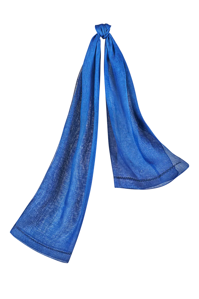 Blaudruck-Schal