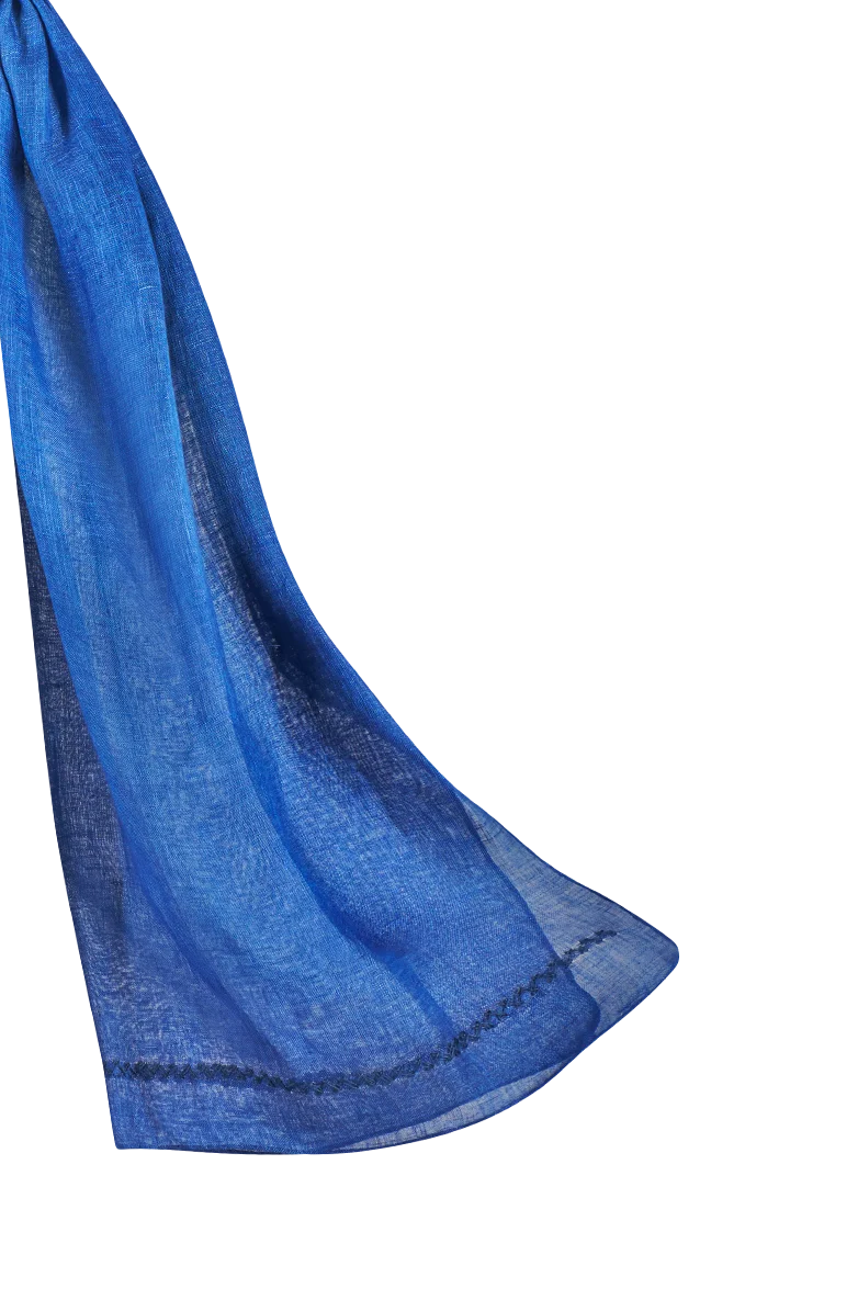 Blaudruck-Schal