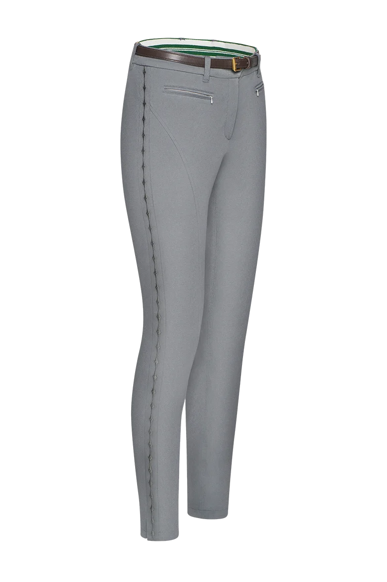 Bestickte Stiefelhose