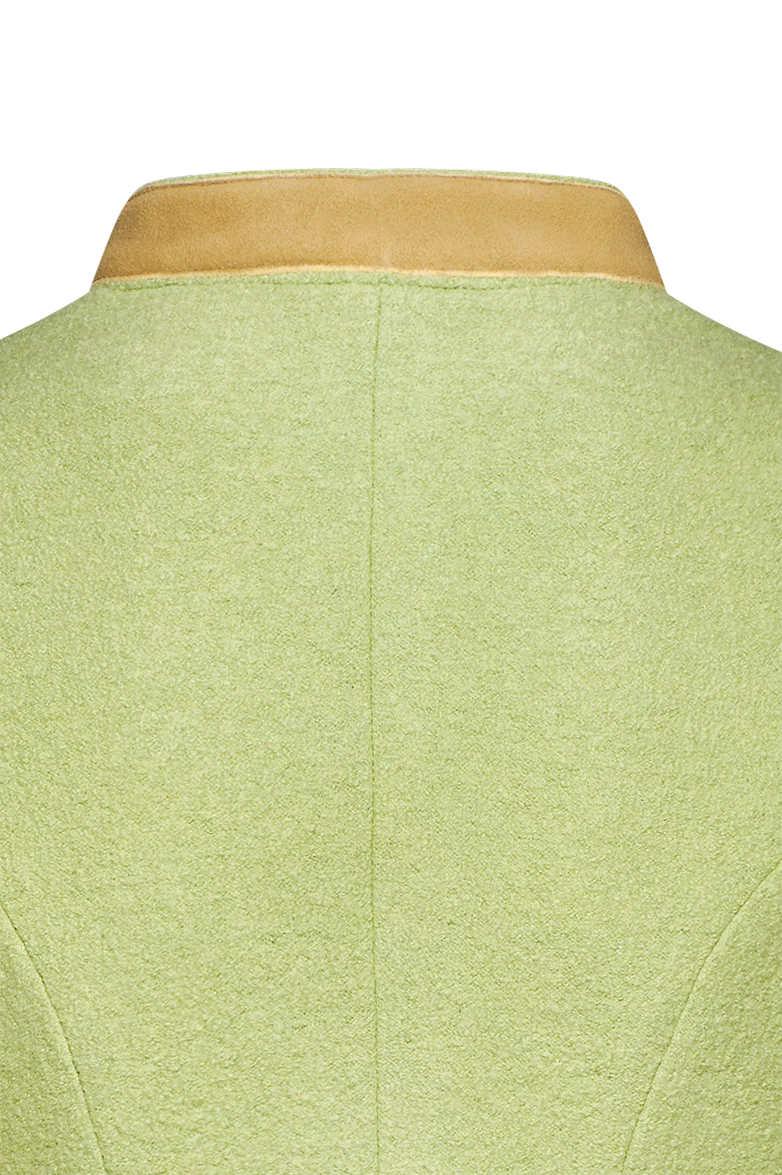 Walkjacke mit Hirschleder