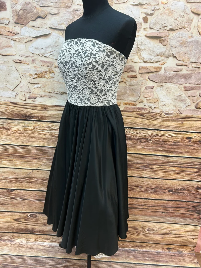 Vintage Cocktailkleid 50er Stil Vera Mont Spitze Gr. 34