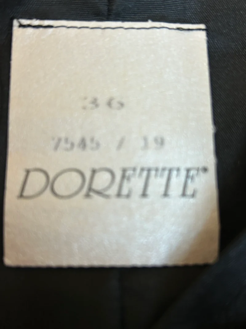 Vintage Karo-Set Dorétté Gr. 36 (Oberteil & Rock)