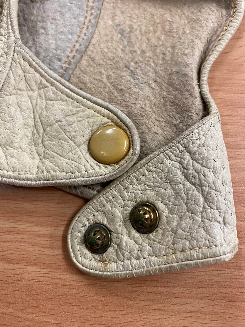 Vintage Damen Leder-Fahrhandschuhe Größe M