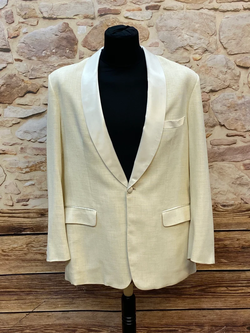 Smoking-Jacket Creme – Gr. 50