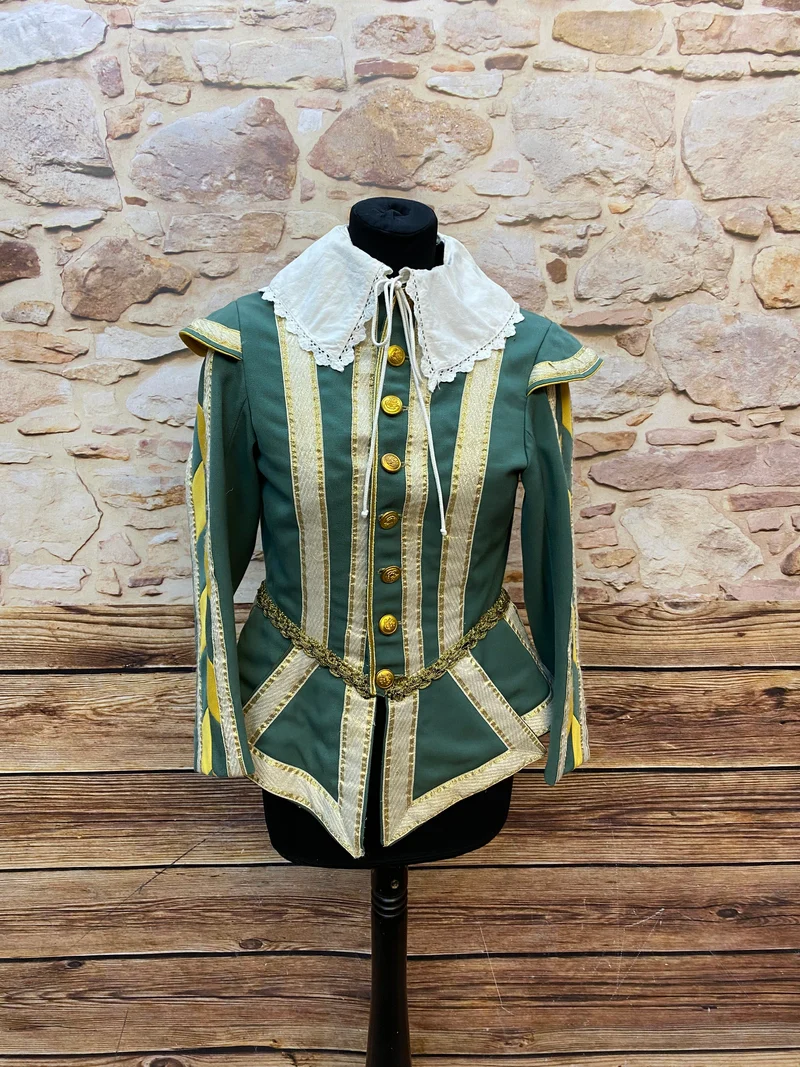 Vintage Theater-Uniformjacke, Größe 38