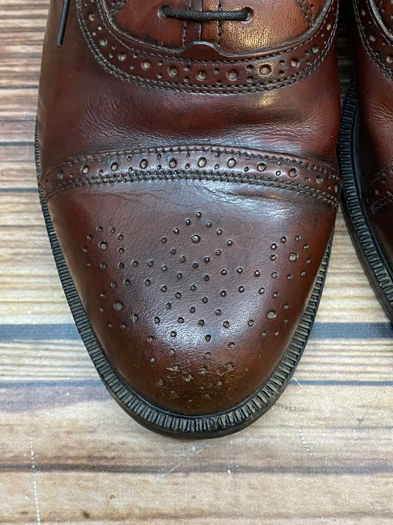 Vintage-Schuhe Brogues – Größe EU 44