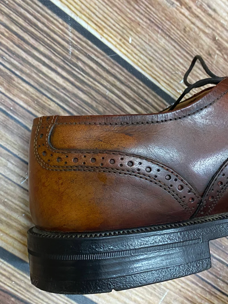 Vintage-Schuhe Brogues – Größe EU 44