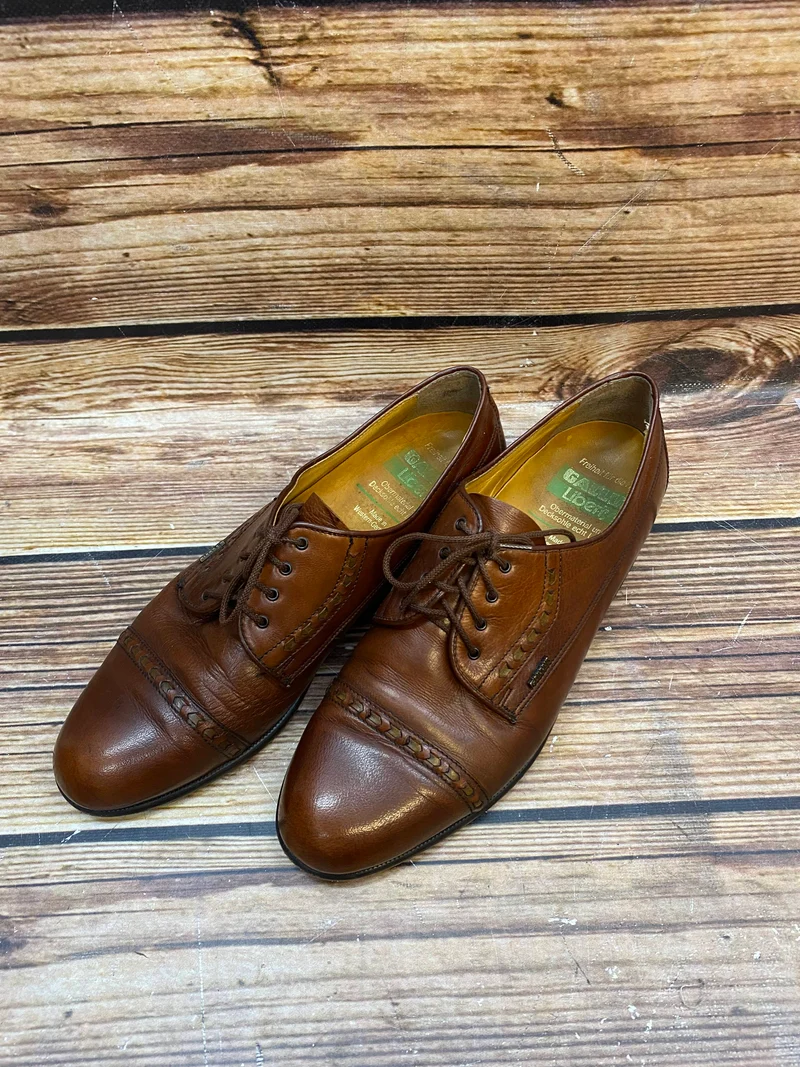 Vintage-Schuhe von Gallus, braun - Größe 42