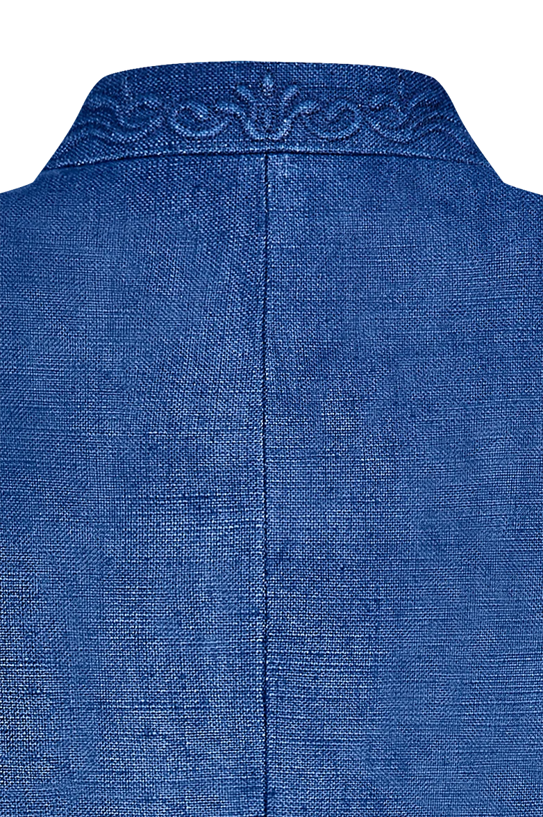 Bauernleinen trifft Blaudruck