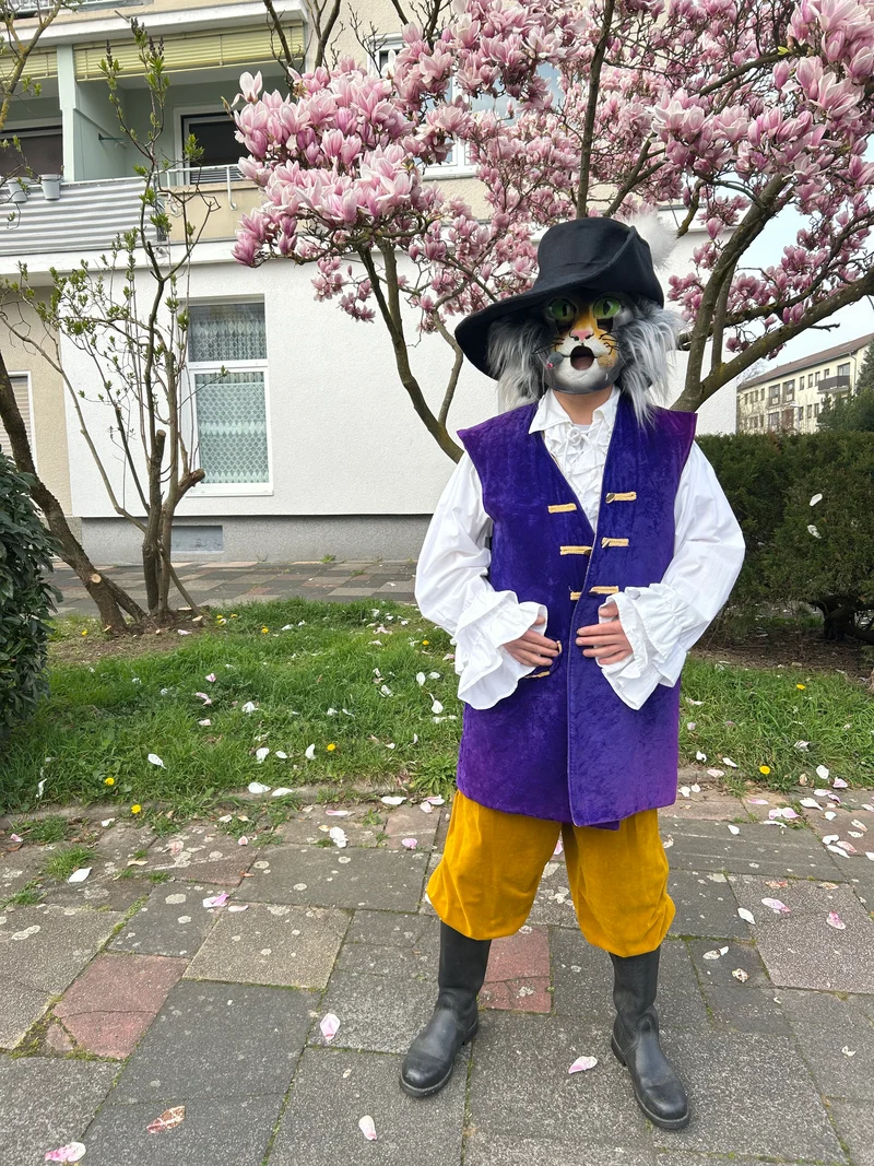 Theaterkostüm "Gestiefelter Kater" – handgefertigtes Unikat