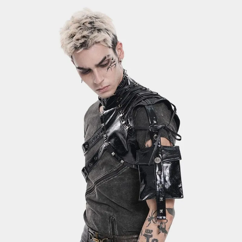 Punk-Körpergeschirr für Herren mit asymmetrischen Schnallen