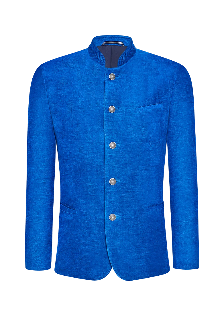 Blaudruck-Jacke