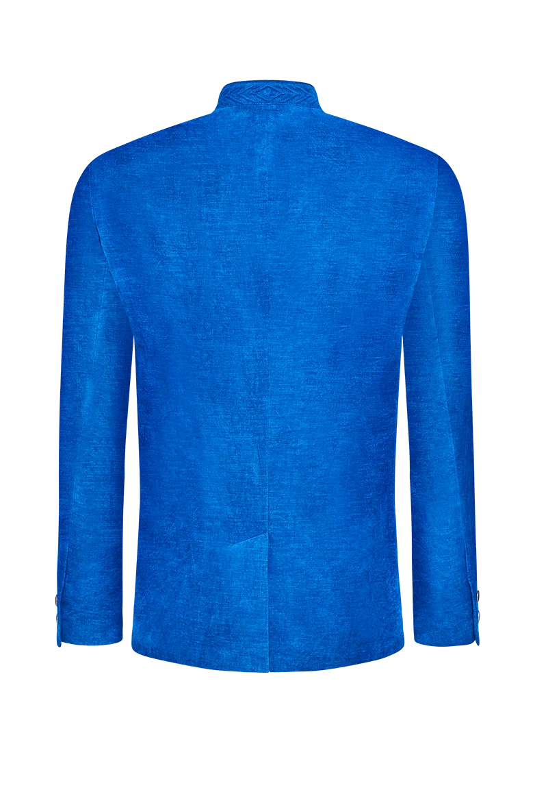 Blaudruck-Jacke