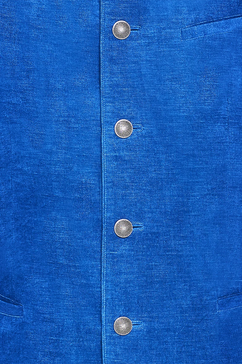 Blaudruck-Jacke