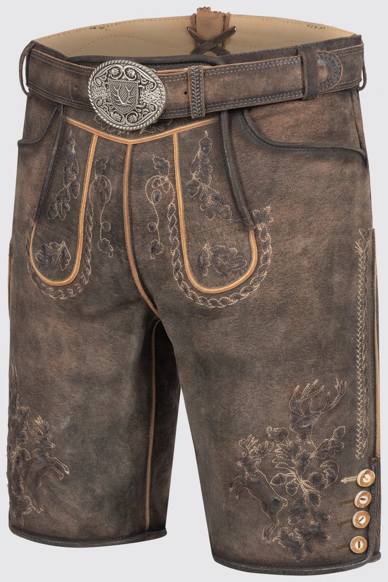 Herren Lederhose - THEODOR - Krüger Buam - 965666-000-0007