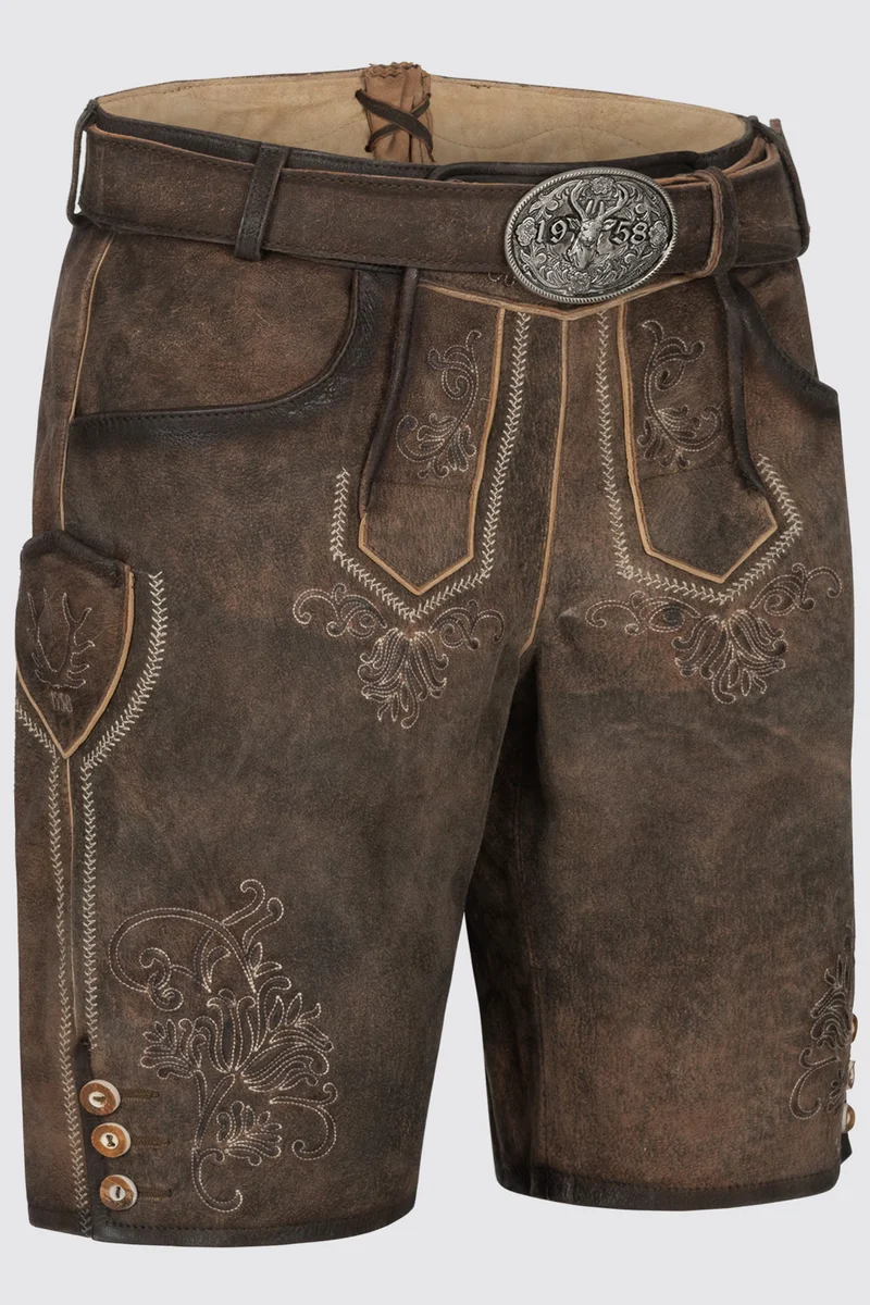 Herren Lederhose - ARIJUS - Trachtenhose - Krüger Buam - 099610-000-0007