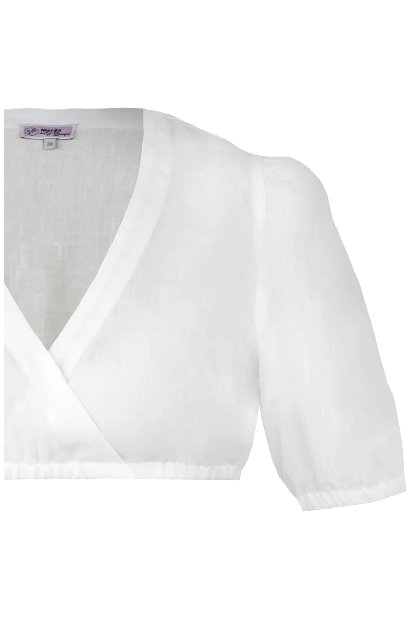 Dirndlbluse mit halblangen Ärmeln