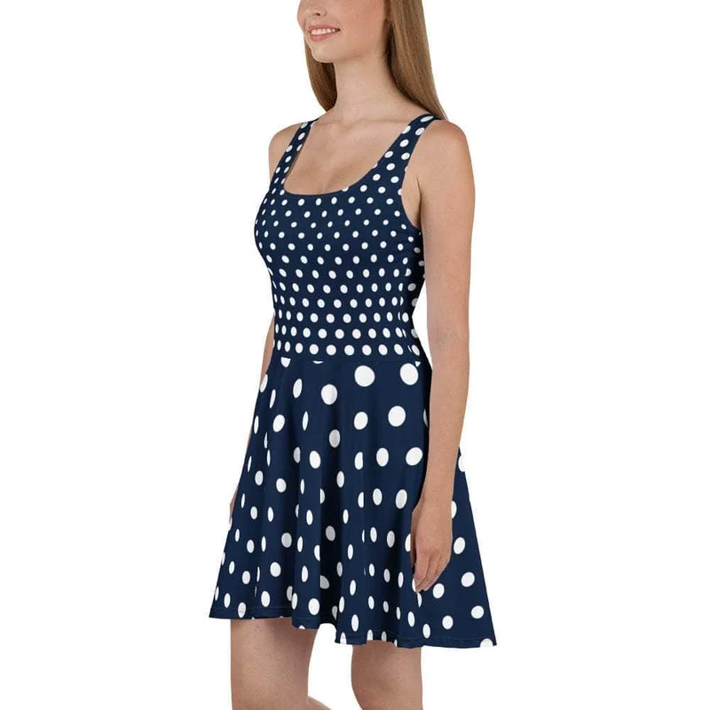 Timeless Polka Dot Skater Dress