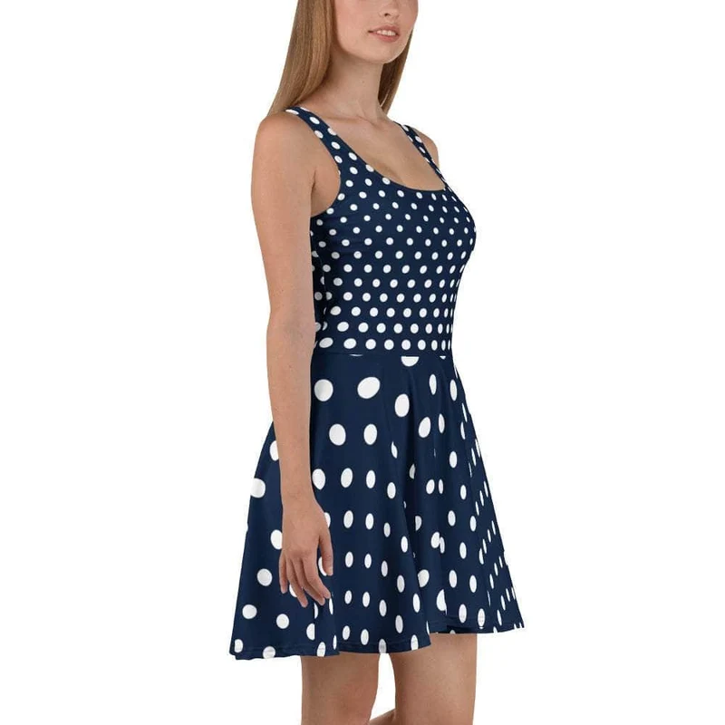 Timeless Polka Dot Skater Dress