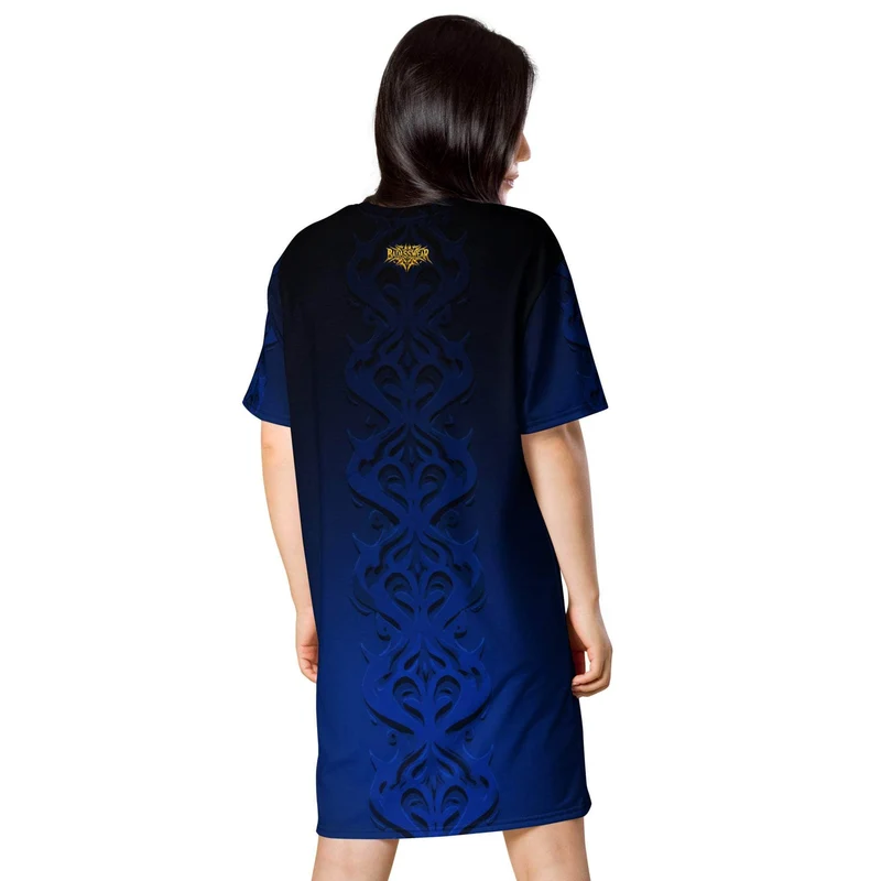 Midnight Ornament T-shirt Dress
