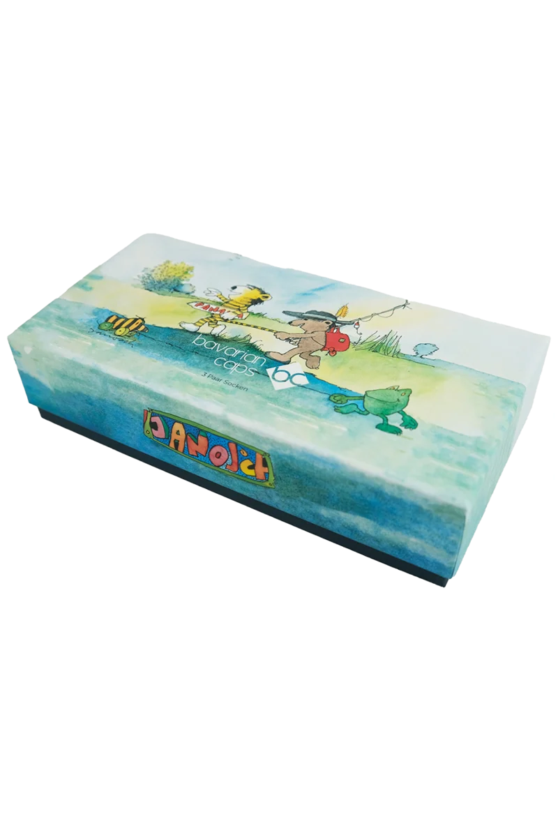 Kinder Erwachsenen Sockenbox 'Janosch'