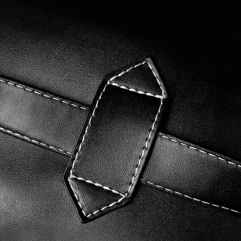 Unisex Punk Schlangenleder-Bauchtasche