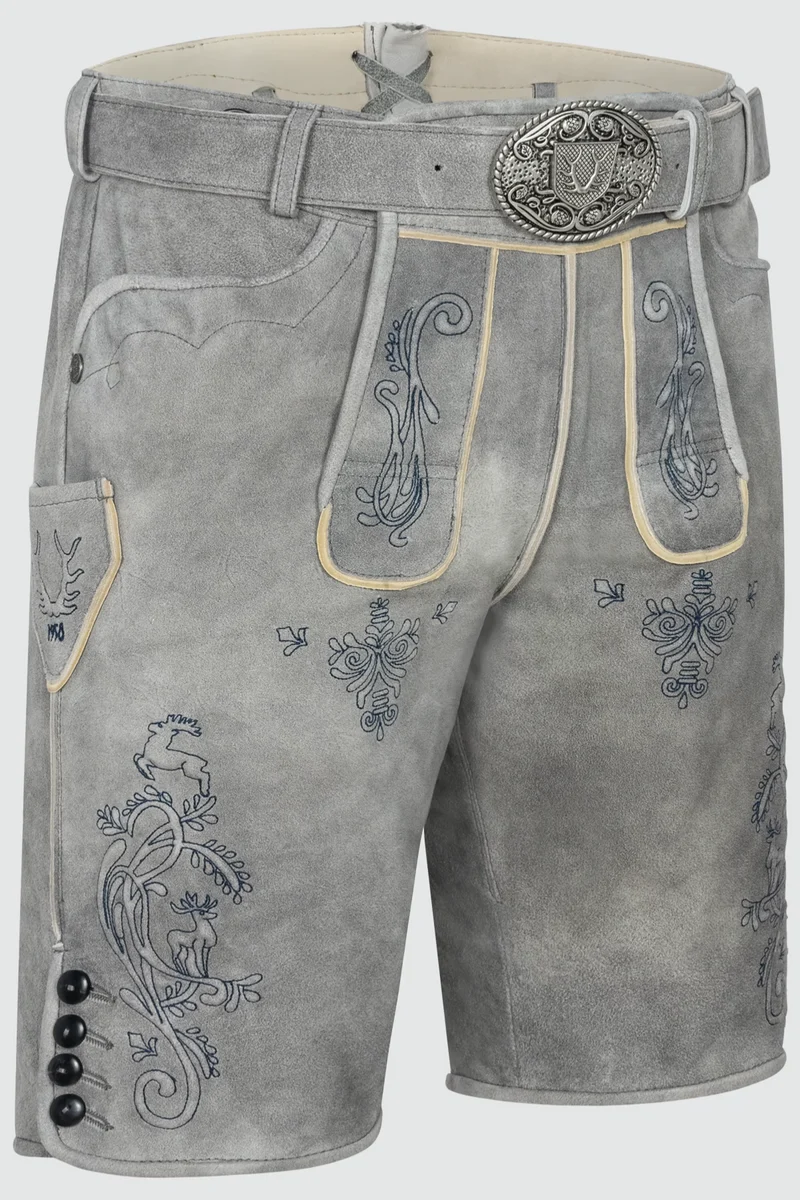 Lederhose LUCIUS mit Gürtel - Krüger Buam - 961869-000-0043