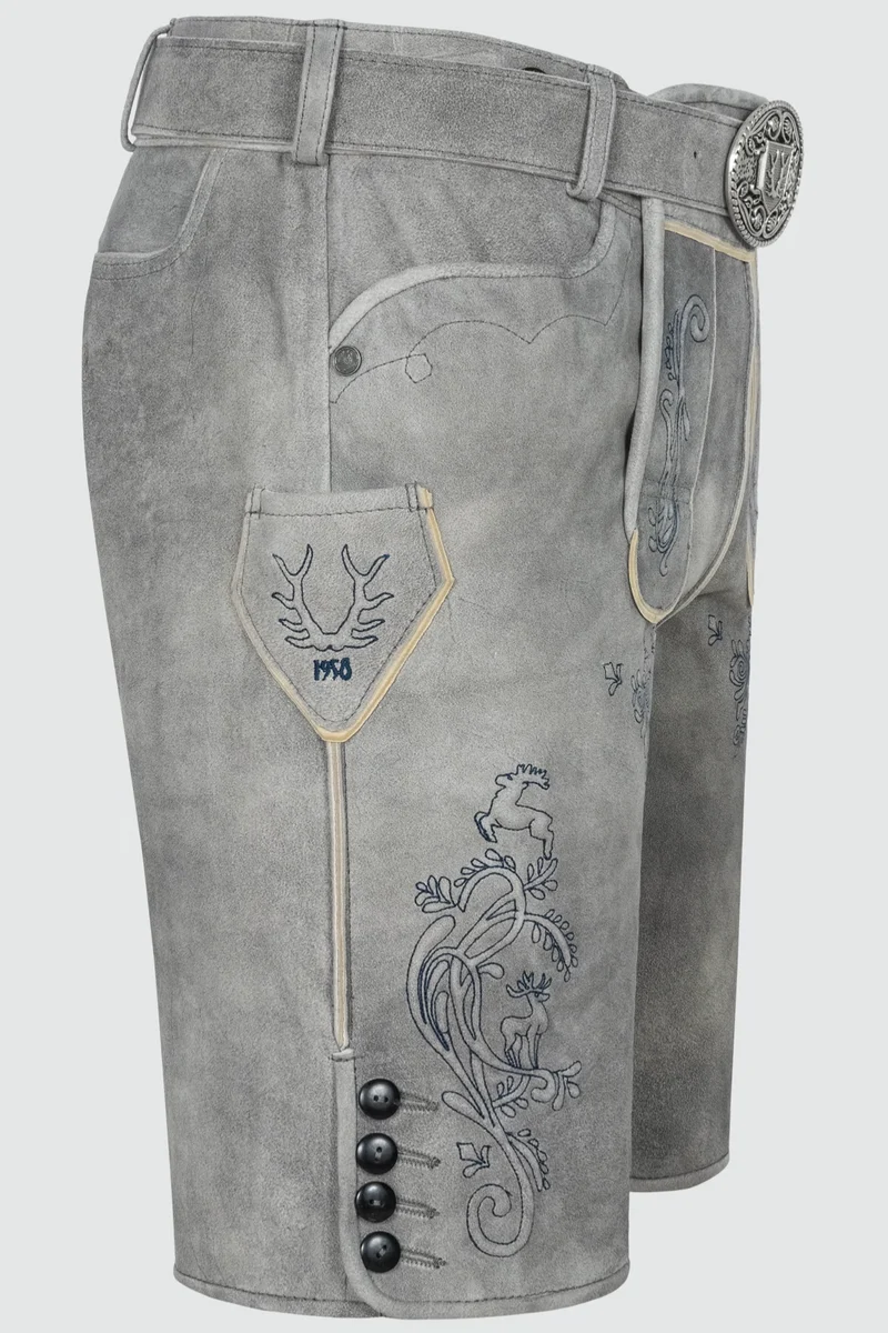 Lederhose LUCIUS mit Gürtel - Krüger Buam - 961869-000-0043