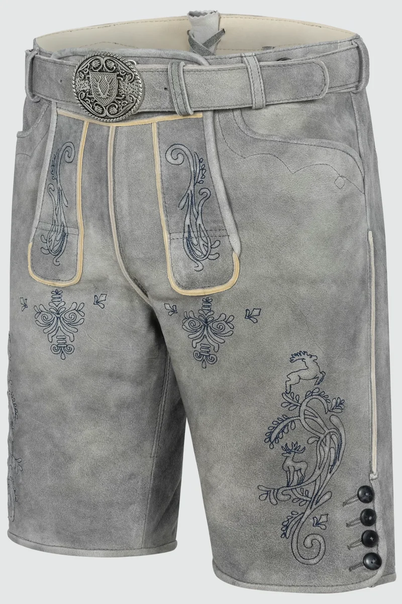 Lederhose LUCIUS mit Gürtel - Krüger Buam - 961869-000-0043
