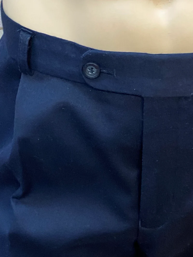 Dunkelblaue Vintage Knickerbockerhose Herren Gr. 54