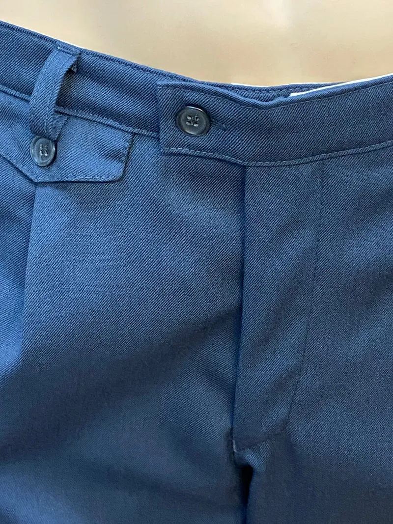 Blaugraue Vintage Knickerbocker Hose Herren Gr. 48 – 20er Stil