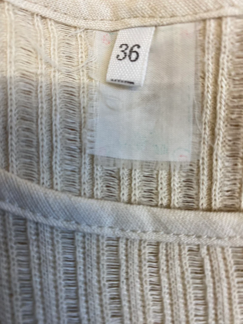 Trachtenbluse - Landhausstil - beige - Gr. 36