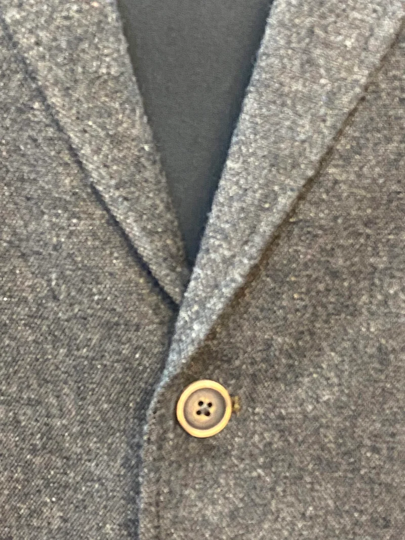 Herren Tweed-Sakko in Grau, Größe 54