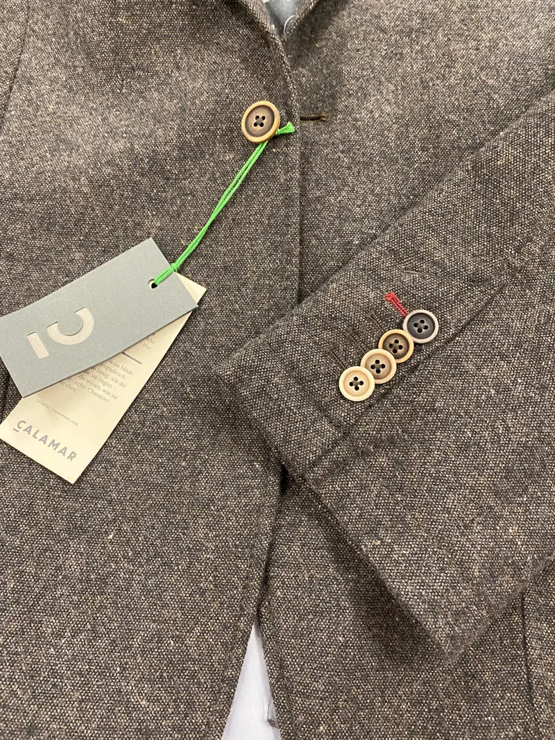Herren Tweed-Sakko in Grau, Größe 54