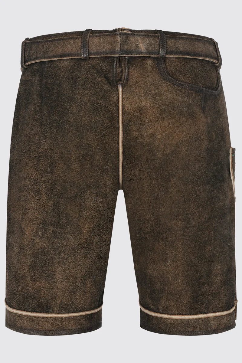 Herren Lederhose WARIS mit Gürtel - Krüger Buam - 961470-000-0007