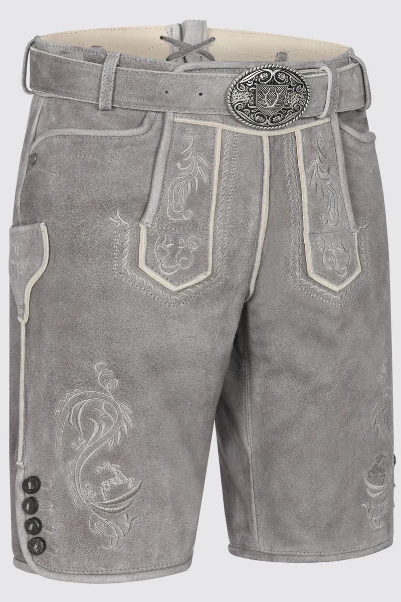 Herren Lederhose MAIK mit Gürtel - Krüger Buam - 963270-000-0044