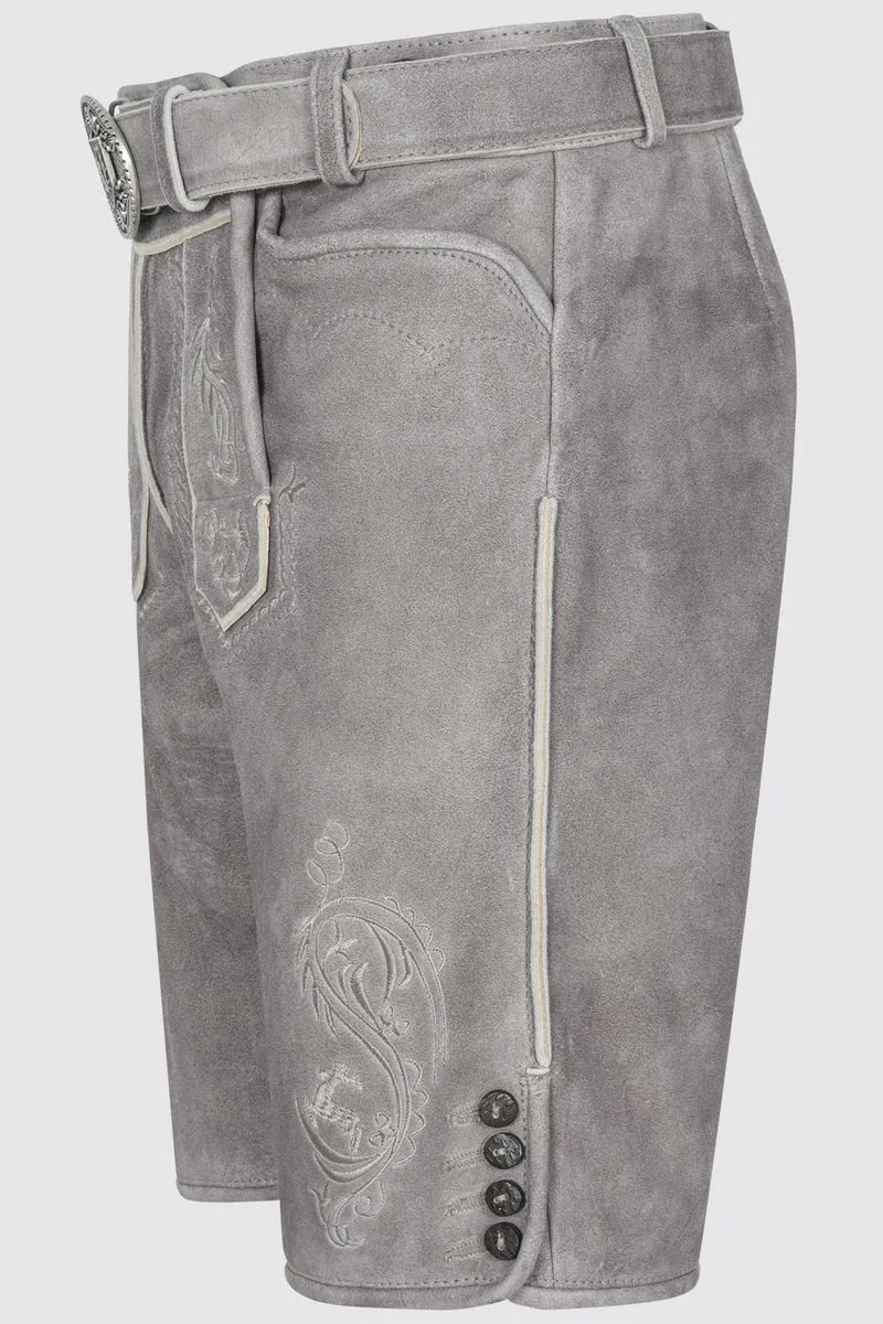 Herren Lederhose MAIK mit Gürtel - Krüger Buam - 963270-000-0044