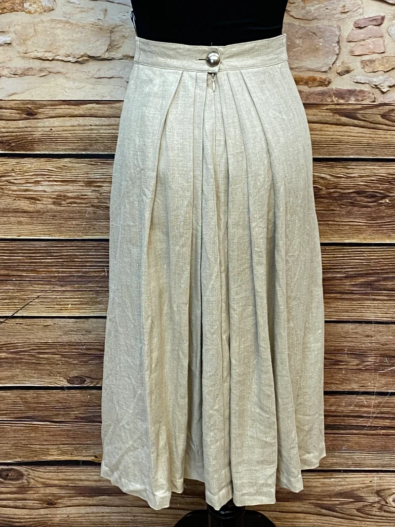 Trachtenrock - Beige - Leinen