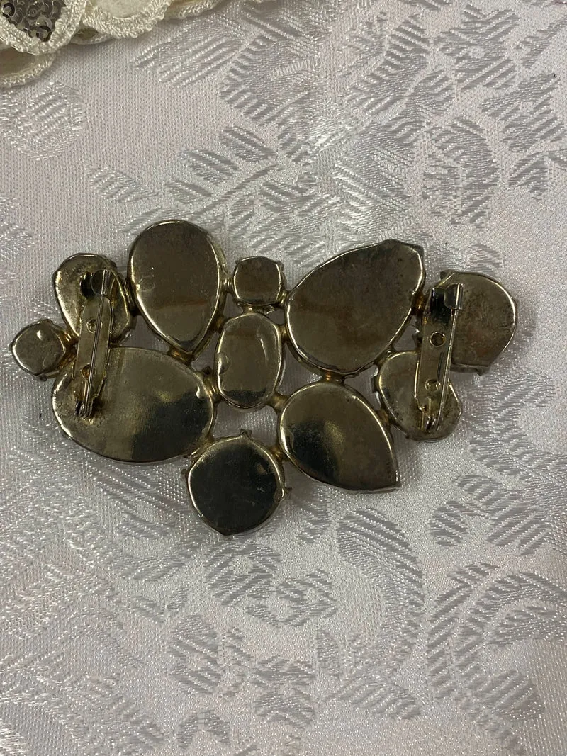 20er Jahre Damen Set Accessoires weiß/silber
