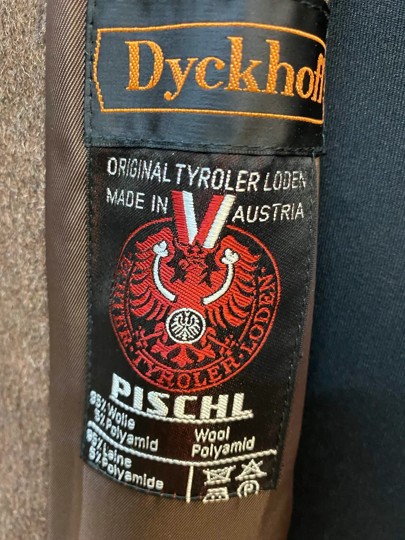 Mantel von Dyckhoff im britischen 1920er-Jahre-Stil– Vintage, Gr.52