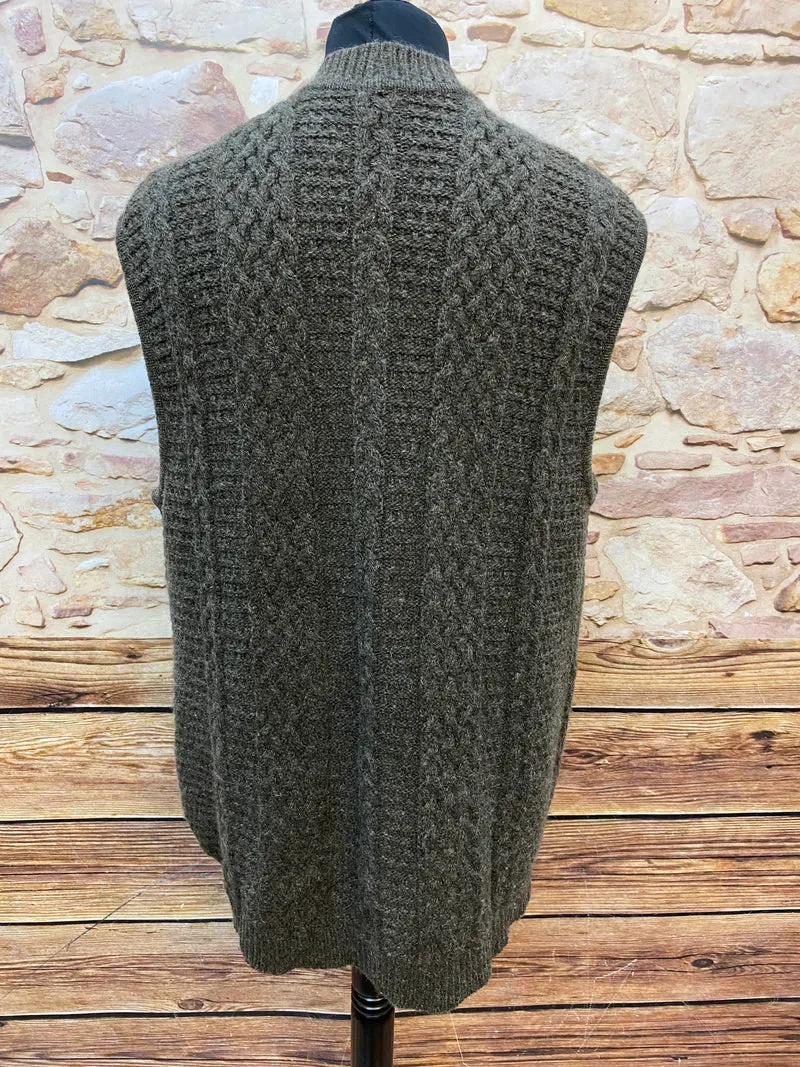 Vintage-Strickweste - Herren - Größe 56